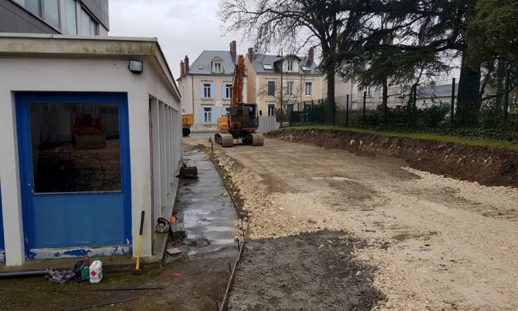 Terrassement extension de bâtiment - Nevers - Benoit Cyprès
